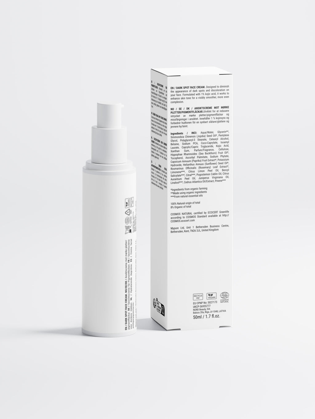 Dark Spot Face Cream with Kojic Acid